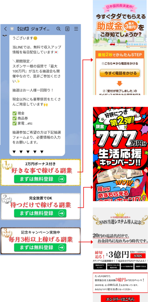 あなたの副収入を完全プロデュースLINE